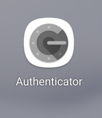 Go to the google authenticator app